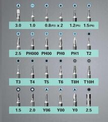 Proskit SD-9322M Telefon Tamir Seti