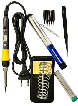 Tussle TS-908 936H 80 Watt Dijital Isı Ayarlı Havya Seti