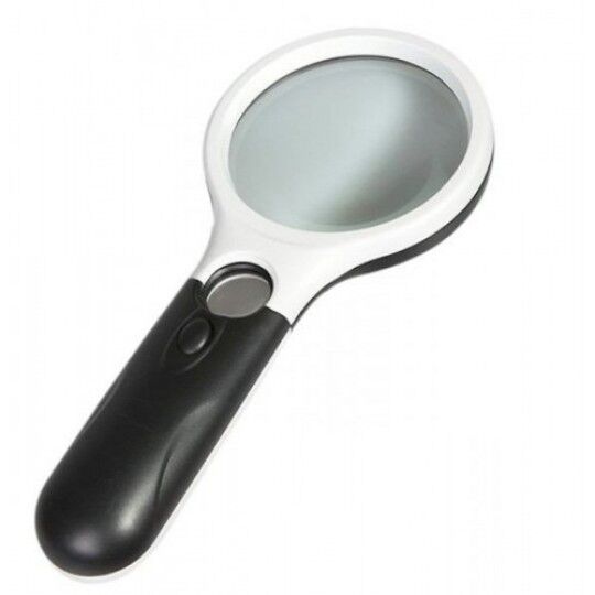 Nikula-3 Led Işıklı 3x75 mm 45x22 mm El Büyüteç