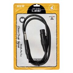 Magicvoice LD379 XLR Canon Dişi - 6.3 Mm Mono Erkek 1 Metre Kablo