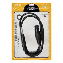 Magicvoice LD379 XLR Canon Dişi - 6.3 Mm Mono Erkek 1 Metre Kablo