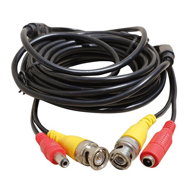 Powermaster Bnc-Bnc Kablo+Power Kablo Dişi-Erkek Jacklı 10 Metre