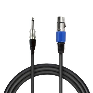 Magicvoice LD379 XLR Canon Dişi - 6.3 Mm Mono Erkek 1 Metre Kablo