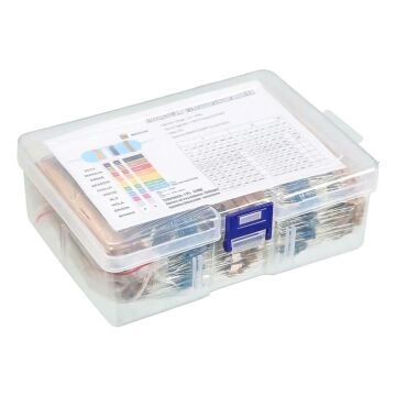 Powermaster PM-29724 1/4W 1 Ohm - 10 Mega Ohm Arası 130 Çeşit 2600 Parça Direnç Kiti