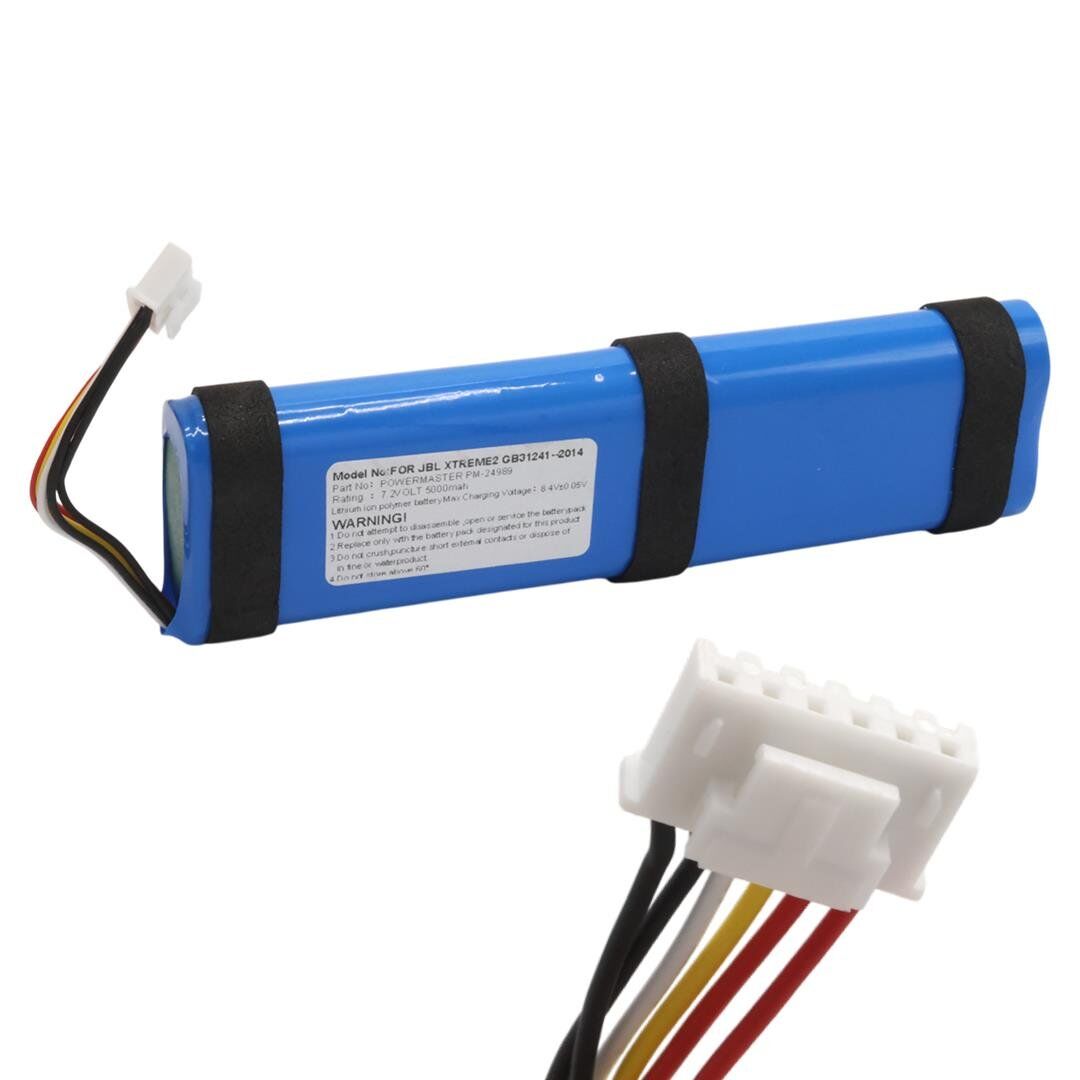 PowerMaster PM-24989 7.2 Volt 5000mAh 18650 Lityum Batarya Pil (JBL Xtreme2 GB31241-2014 Uyumlu)