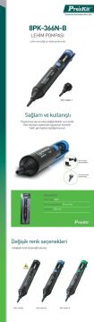 Proskit 8Pk-366N-B Mavi Renki Lehim Pompası