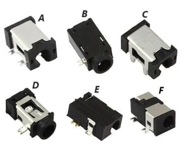 Elektromer EL-32598 Tablet PC DC Dişi Güç Şarj Soketi Konnektörü 5 Pin 4.0x1.7mm Şase NO:1