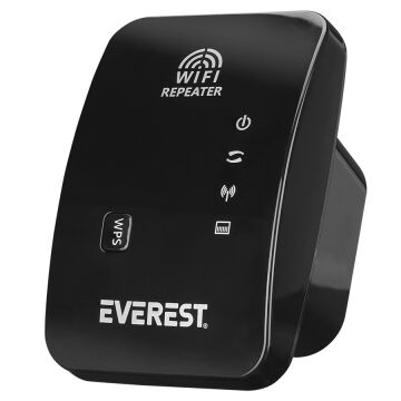 Everest EWR-N300 2.4GHz 300Mbps 1xWAN/LAN Port Dahili Antenli Repeater+AP Kablosuz Menzil Genişletici
