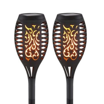 Powermaster PM-15940 Alevli 12 Ledli Tekli Solar Bahçe Aydınlatma