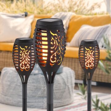 Powermaster PM-15940 Alevli 12 Ledli Tekli Solar Bahçe Aydınlatma