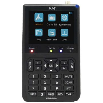 Mag MAG-2100 3.5'' DVB-S/S2 LCD Ekran Görüntülü HD Uydu Yön Sinyal Bulucu