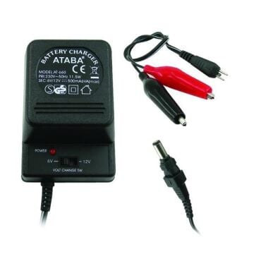 Ataba AT-660 11.5W 6-12V Kademeli Akü Sarj Adaptörü