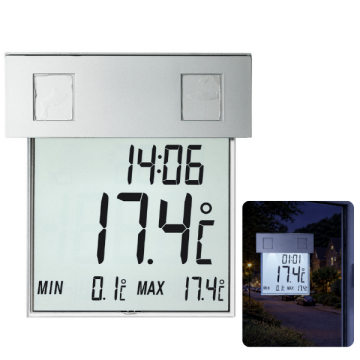 TFA 30.1035 ‘Vision Solar’ Işıklı Dış Pencere Termometresi