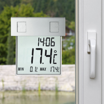 TFA 30.1035 ‘Vision Solar’ Işıklı Dış Pencere Termometresi