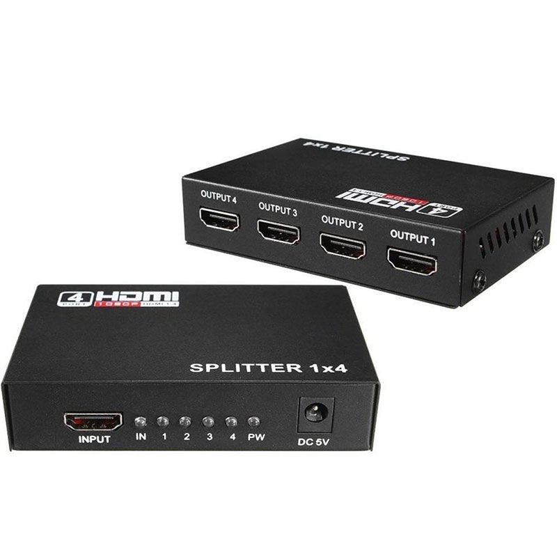 Fully G-538G 1.4V 1080P 3D 4 Portlu HDMI Splitter Dağıtıcı