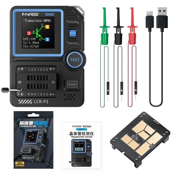 Fnirsi LCR-P1 Çok Fonksiyonlu Transistör Test Cihazı