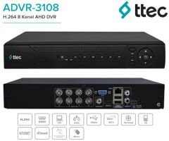 TTEC ADVR-3108 8 KANAL AHD KAYIT CİHAZI