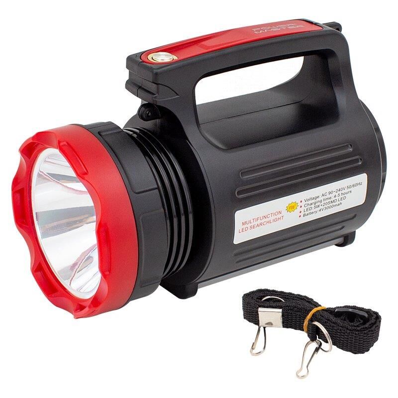 Powermaster Yajia YJ-2895U 5 Watt 20 Smd Led'li 3 Mod'lu Usb'li Şarjlı El Feneri