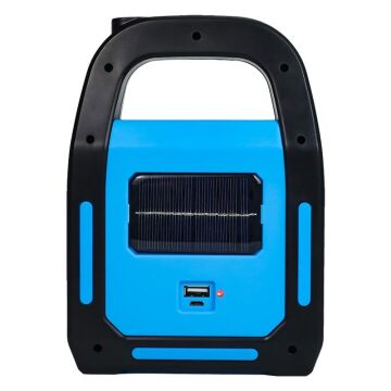 Powermaster HB-9707A-2 3 Kademeli USB Çıkışlı Şarjlı Solar Lamba