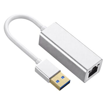 Fully H-608EM USB 3.0 to RJ45 Gigabit Ethernet Adaptör Çevirici Alüminyum Gövde