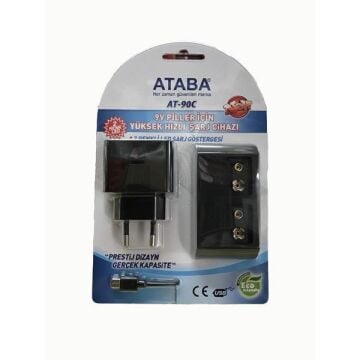 Ataba AT-90C 9V Pil Şarj Aleti
