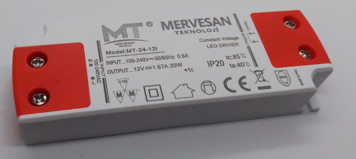 MERVESAN MT-24-12i 12 Volt 2 Amper ADAPTÖR