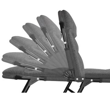 Sunup SN-26975 Taşınabilir Ayarlanabilir 5 Kademe Sünger Kamp Yatak Şezlong (Kazayağı)