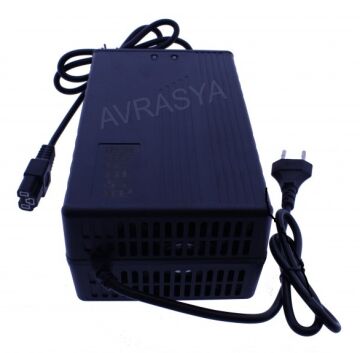 Charger 60V-80A Fanlı-Işıklı Kesicili Elektirli Bisiklet Şarj Adaptörü