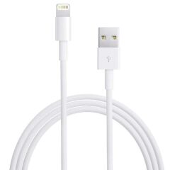 Powermaster PM-24123 Beyaz 3 Metre 2 Amper iPhone Lightiıng Şarj Data Kablosu