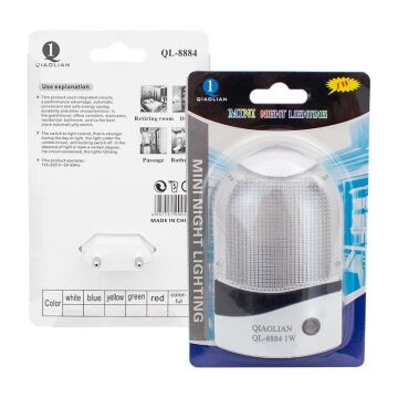 LEDON LD-9011 LEDLİ SENSÖRLÜ GECE LAMBASI FOTOSELLİ (5 ADET)