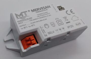 MERVESAN MTD-09-350i 9-24VDC 350 mA IP30 LED Sürücü