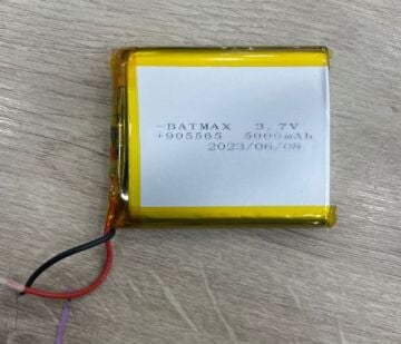 Powermaster 905565 3.7V 5000mAh Lityum Polimer Pil