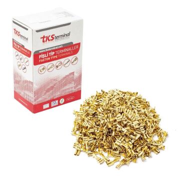 PowerMaster TKS-1D 6.3 Dişi Terminal Kablo Pabuç (300'lü Paket)