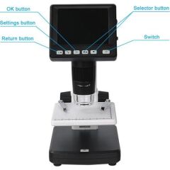 Soif 5mp 500x Dijital LCD Ekranlı Stereo Mikroskop Sd Kart + Şarj Pili