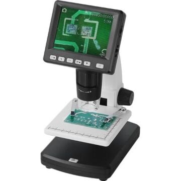 5mp 500x Dijital LCD Ekranlı Mikroskop Sd Kart + Şarj Pili