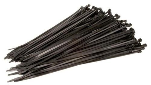 Siyah Kablo Bağı 100mmx2.5 (Naylon Kelepçe) 100 Adet