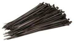 Siyah Kablo Bağı 100mmx2.5 (Naylon Kelepçe) 100 Adet