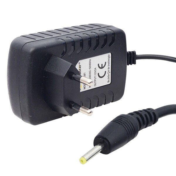 Powermaster 12 Volt - 2 Amper 2.5 0.7 İnce Uçlu Tablet Pc Adaptörü Fully O-1611h-46309 - - -