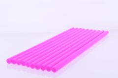 Winnboss Sıcak Silikon Mum Çubuk Pembe - Kalın 11x300mm 10*lu Paket