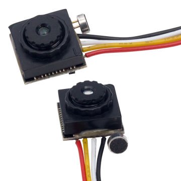 Hello HL-19305 800TVL 1/4 MT499 Sensör Mini Kamera 3.6mm 1280X960P 12x12x10mm