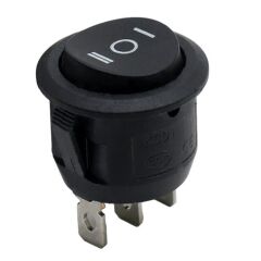 IC-134 Yuvarlak Işıksız On-Off-On 3P Anahtar