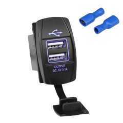 PowerMaster IC-266-C-3 Marin Tip 2'li Gömme USB 5V 3.1A 12-24Volt