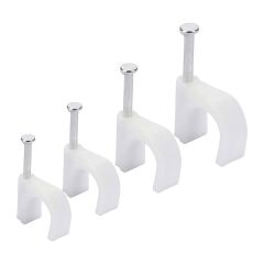 PowerMaster PM-24871 8 Numara Çelik Çivili 25 MM Kroşe 4X16 Antigron Kablolar İçin (100'LÜ Poşet)