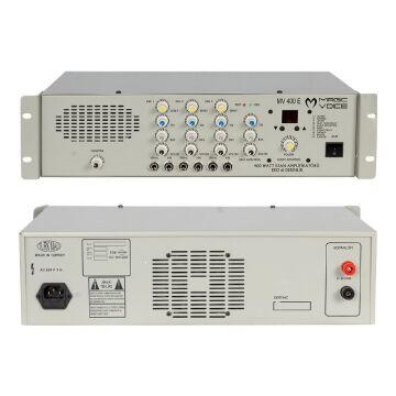 Magicvoice MV-400EF 400 Watt 3 Mikrofon Girişli Trafosuz Anfi