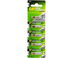 GP 27A 12V İnce Alarm Pili (5'li Paket)