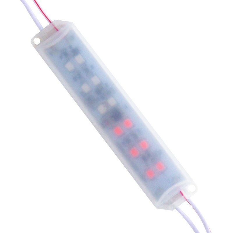 POWERMASTER MODÜL LED 12V 3W KIRMIZI-MAVİ YANIP SÖNEN 2835 (20 ADET)