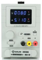Sunline 305DA Ayarlı DC Güç Kaynağı 0-30V / 5A Power Supply 4Hane