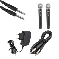 König K-990 UHF 2X100 Kanal 2 El Mikrofon Telsiz Mikrofon