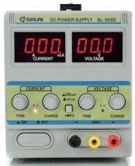 Sunline SL-303D Ayarlı DC Güç Kaynağı 0-30V / 3A Power Supply