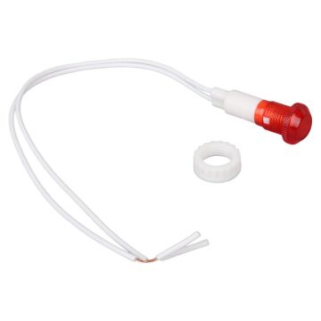 KABLOLU SİNYAL LAMBASI PLASTİK 10 MM XD10-6W (IC-227) ( 5 Lİ PAKET)